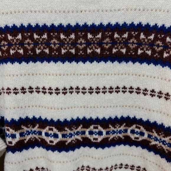 Rag & Bone Cream & Multicolour Knit Wool Sweater - Picture 8 of 8